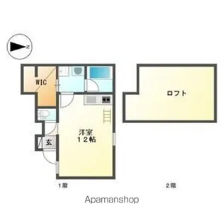 コレクション名城公園【1階】の間取り