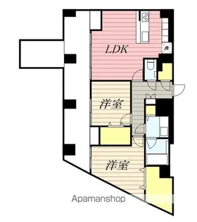 FIRST AVENUE OHORI【4階】の間取り
