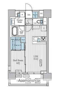 TERRA蚕糸の森【8階】の間取り