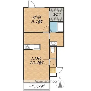 CASA FONTAINE【2階】の間取り