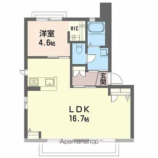 シティガーデン安積D【2階】の間取り