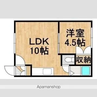ハイツトロント【G号室】の間取り