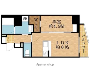 THE HUB MIYAKOJIMA【7階】の間取り