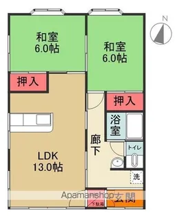 渡辺ビル【201号室】の間取り