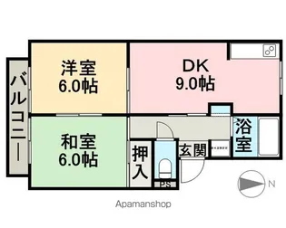メゾン池田【114号室】の間取り