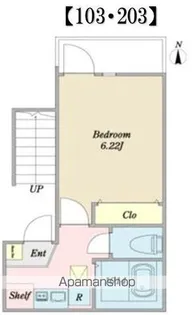 プライオリティ新松戸【2階】の間取り