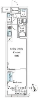 CREATIF駒澤大学前【4階】の間取り