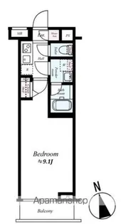 ロアール板橋桜川【6階】の間取り