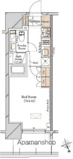 ブランシエスタ飯田橋【6階】の間取り
