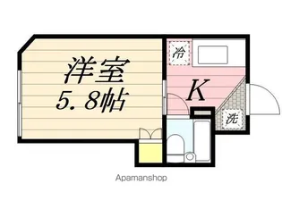 モンシャトー箕輪【1階】の間取り