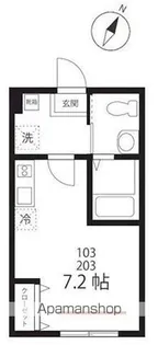QUIET CRAB HOUSE三ツ沢上町(仮)【1階】の間取り