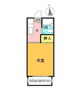 AHハイツ【206号室】の間取り