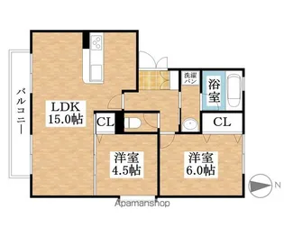 プチメゾン【2階】の間取り