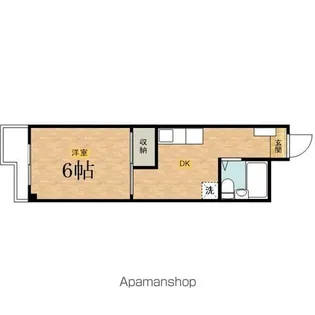 クレール日野【2階】の間取り