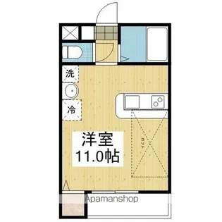 アルト萱町 西棟【W102号室】の間取り