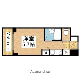 ディオケネス【412号室】の間取り