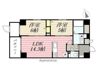 Odaki Bldg OTEMON【6階】の間取り