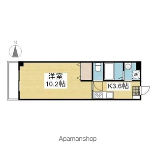 フォルテ本町Ⅱ【605.号室】の間取り
