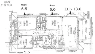 ブランズシティ南草津【606号室】の間取り