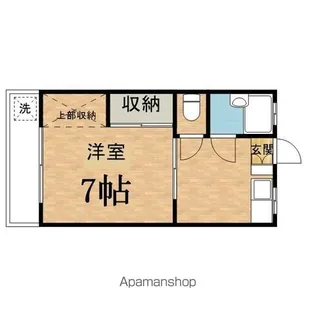 コーポ第一大木【1階】の間取り
