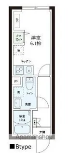 レピュア本郷レジデンス【1階】の間取り
