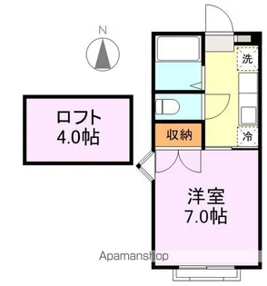 プリンスコート桜ヶ丘【201号室】の間取り