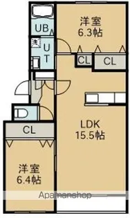 プリマヴェーラ【2階】の間取り