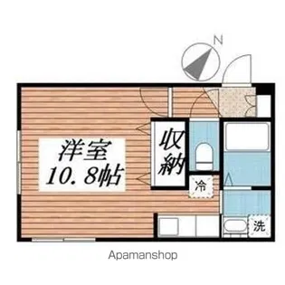 アマン北広島【103号室】の間取り