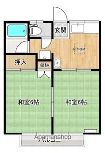 メゾンシルク【202号室】の間取り