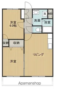 アビタシオン桜木【301号室】の間取り