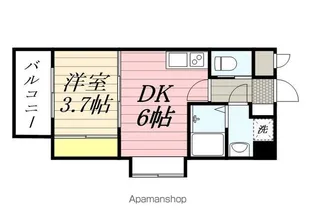 RESIAS ONE TENJINMINAMI BLDG【3階】の間取り