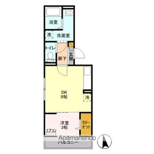 チェリーブラッサム【2階】の間取り