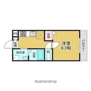 千葉 住吉【3階】の間取り