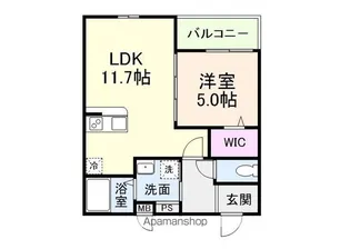 グランメゾンゆずり葉Ⅱ番館【2階】の間取り