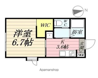 プリーマK【1階】の間取り