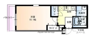 フジパレス山之内ノース【3階】の間取り