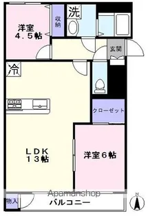 ベルナーデ【3階】の間取り