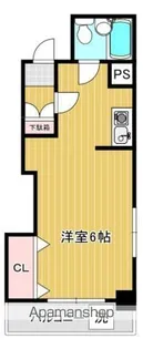 コーポ駅前ビル【704号室】の間取り