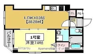 LESFEUILLE(レフィーユ)【3階】の間取り