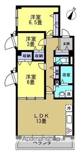 リアライズ柏Ⅱ【1階】の間取り
