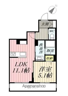 グランディール【302号室】の間取り