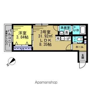 RIZE柏たなかⅡ【1階】の間取り