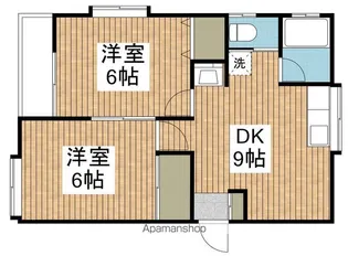 サントピア京王A【3号室】の間取り