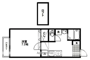 ブルーリーフⅢB棟【2階】の間取り