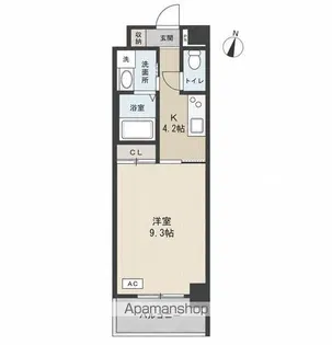 トレステーラ住吉町【5階】の間取り