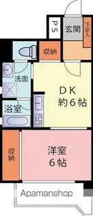 創ビル【507号室】の間取り