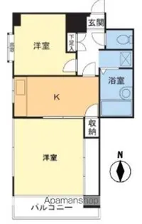 サントピヤマンション【3階】の間取り
