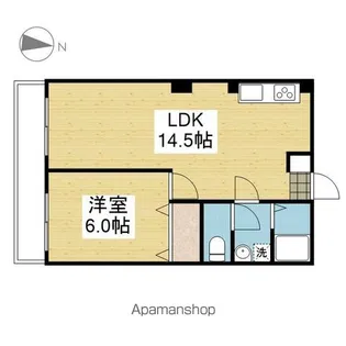 フジコビルB【205.号室】の間取り
