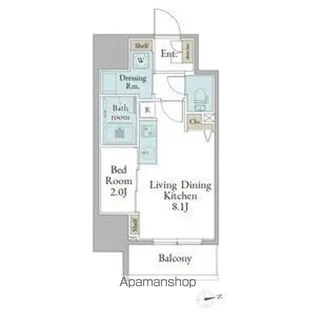 ストーリア名古屋城西【502号室】の間取り