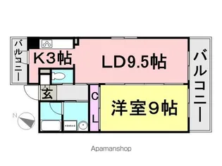 アーバネックス尼崎東難波【801号室】の間取り
